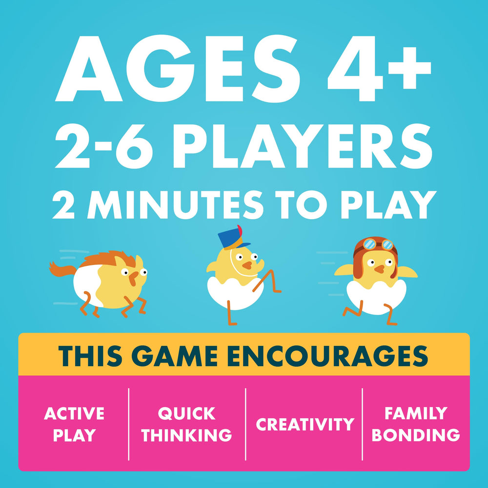 Exploding Kittens family laughing around table showing inclusive group play advantage