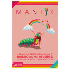 Exploding Kittens Mantis front box showing compact portable packaging and appeal