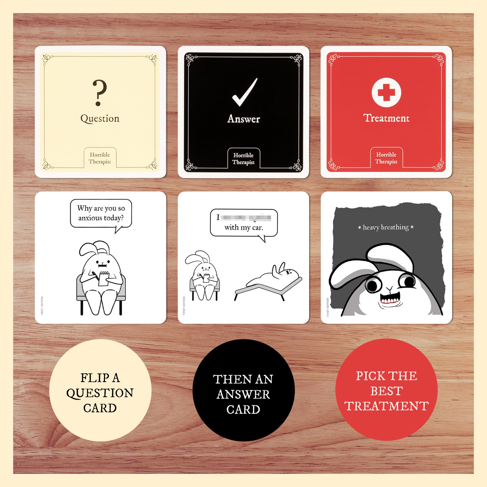 Exploding Kittens group voting on funniest comic strip, encourages shared laughter