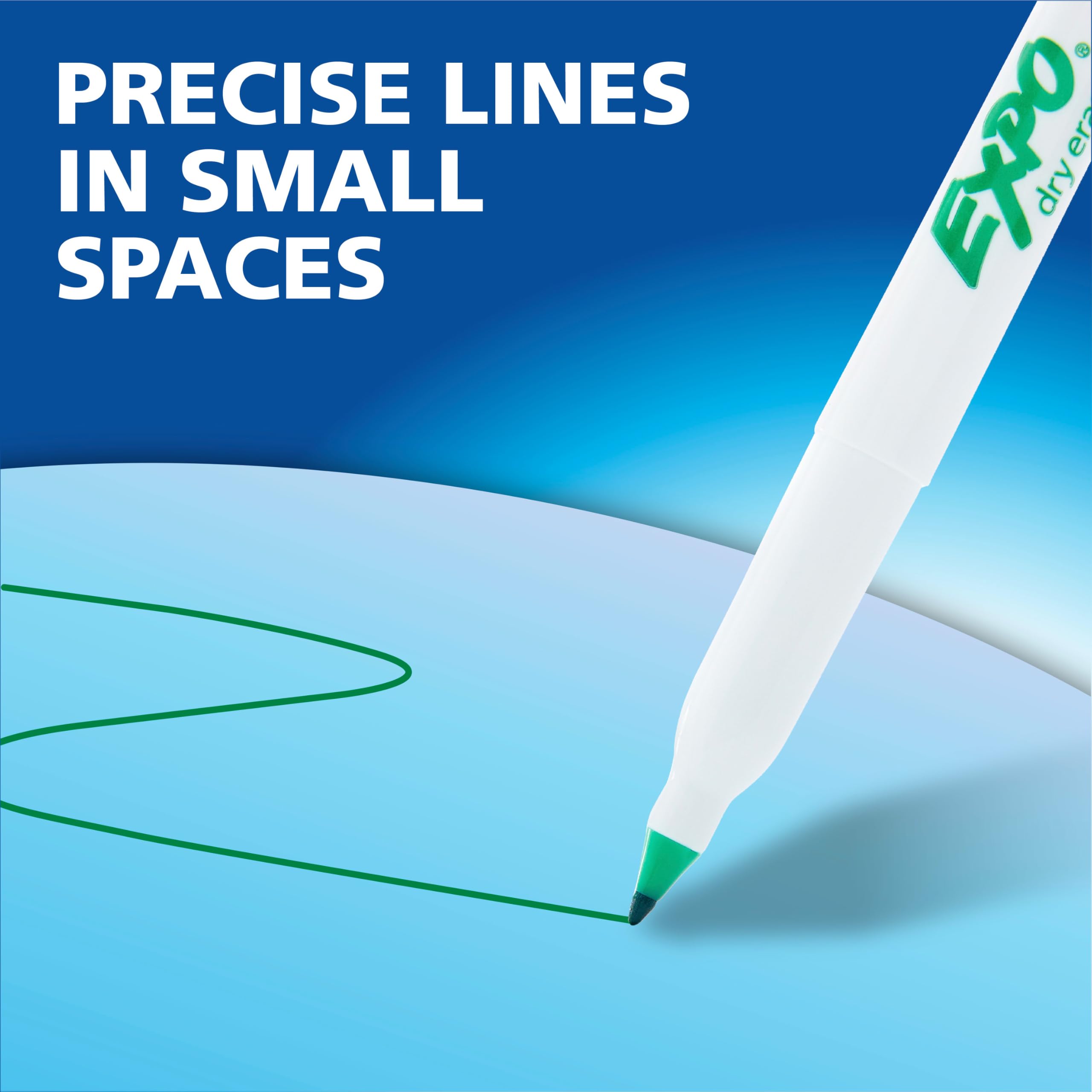 EXPO markers on a classroom desk supporting group lessons