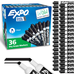 EXPO front view packaging showing full 36-count set and cost savings
