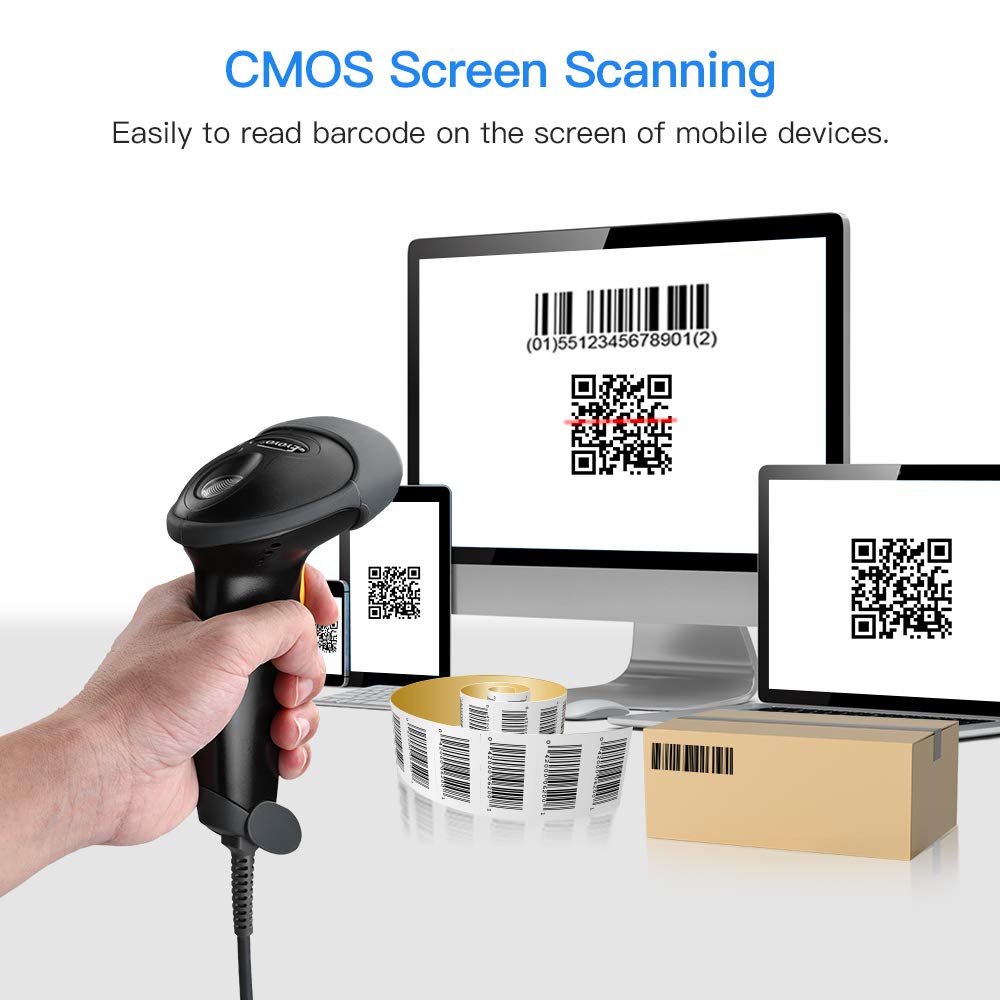 Eyoyo handheld in use at checkout illustrating faster transactions