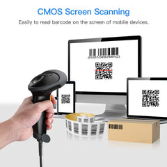 Eyoyo handheld in use at checkout illustrating faster transactions