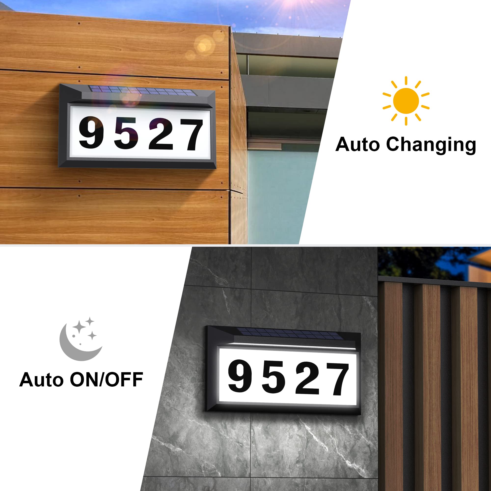 Eyrosa included number sets and three alignment templates for easy installation