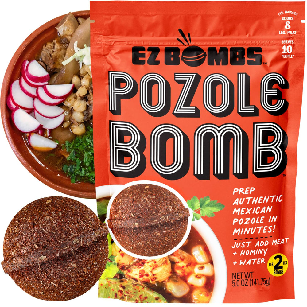 EZ Bombs front packaging showing product and authentic flavor benefit
