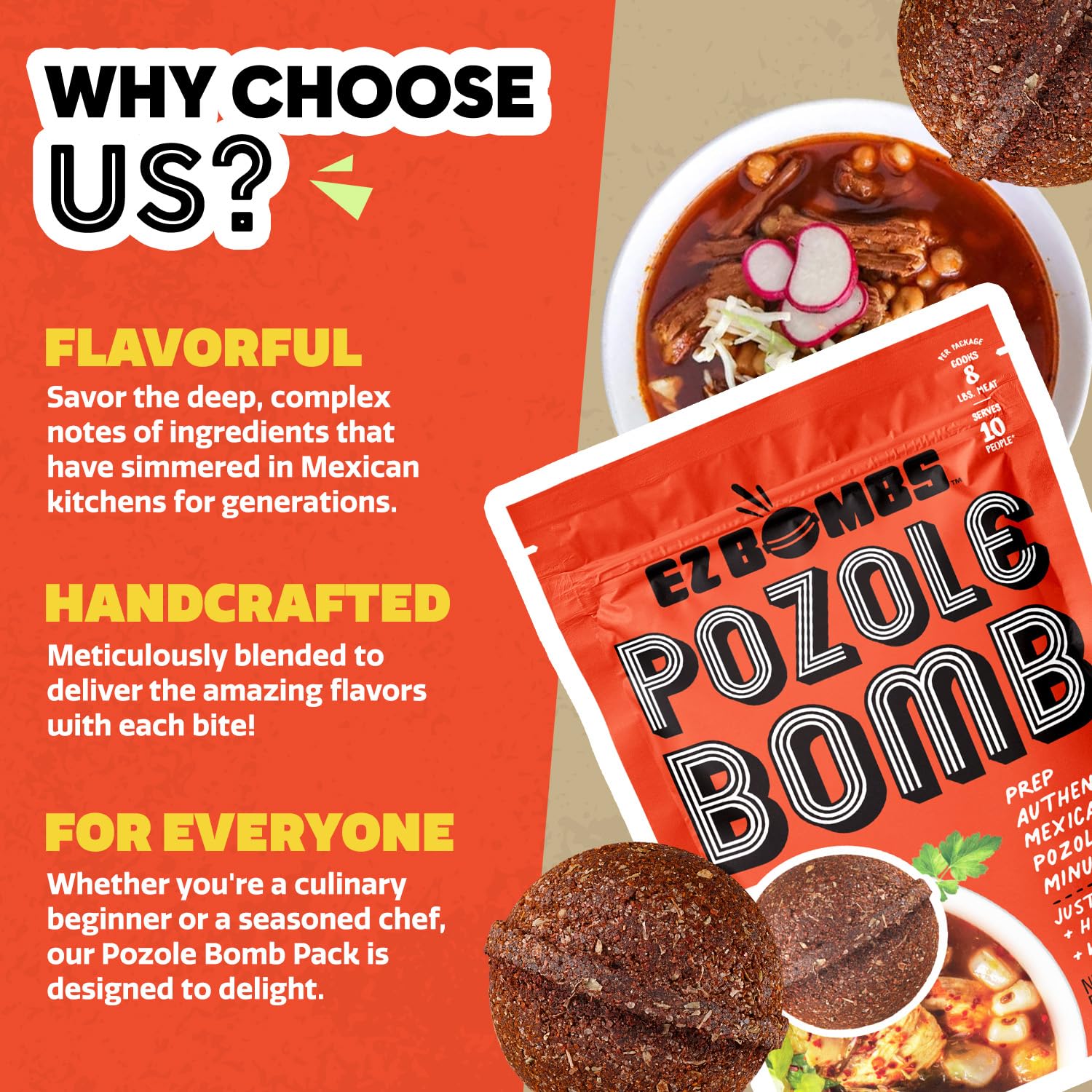 EZ Bombs placed in slow cooker for hands-off cooking benefit