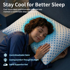 ezepilw close-up shredded foam fill highlighting adjustable comfort and airflow