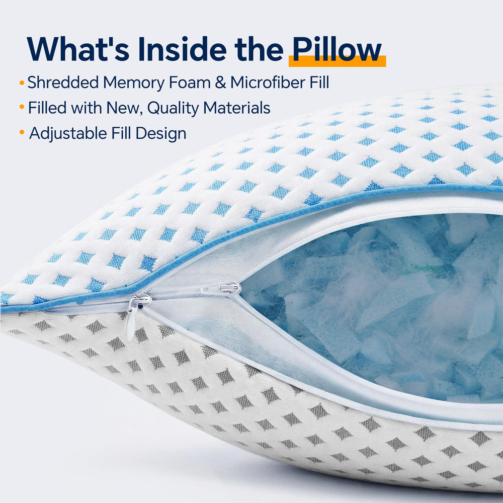 ezepilw expanded pillow loft after unboxing demonstrating recovery and readiness
