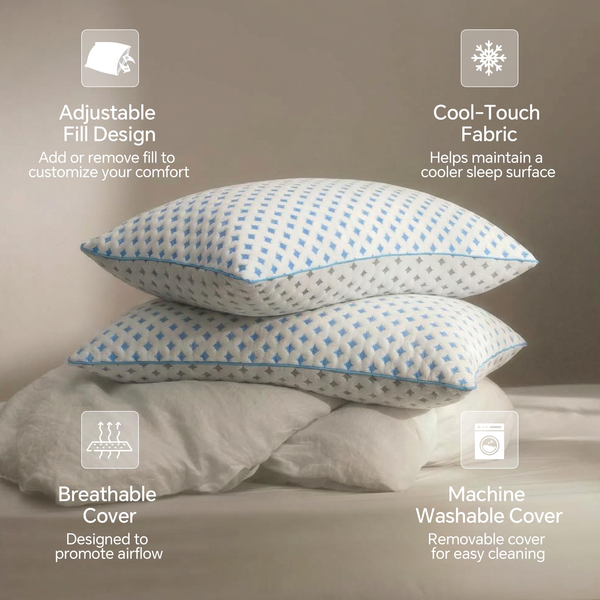 ezepilw pillow supporting side sleeper showing neck alignment benefit