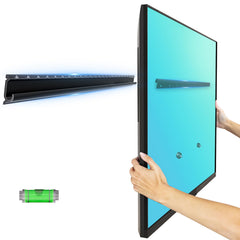 EZISE front view of mounted TV showing secure fit and sleek look