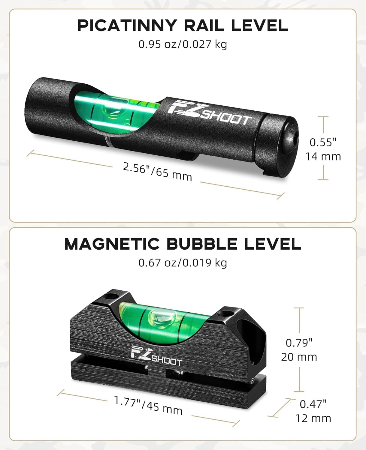 EZshoot size comparison with ruler showing compact, portable benefit