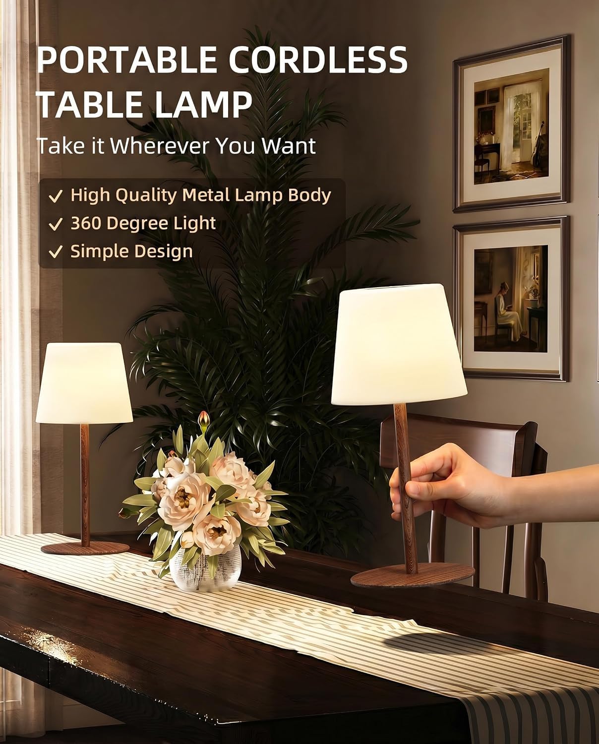 EZVALO wood-grain pole texture highlighting premium look and durable finish