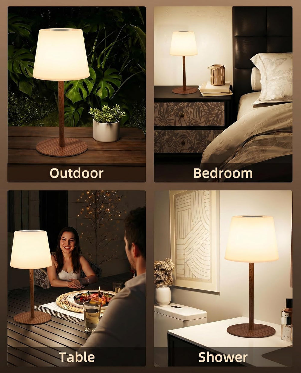 EZVALO three color temperatures displayed side-by-side for mood and task lighting