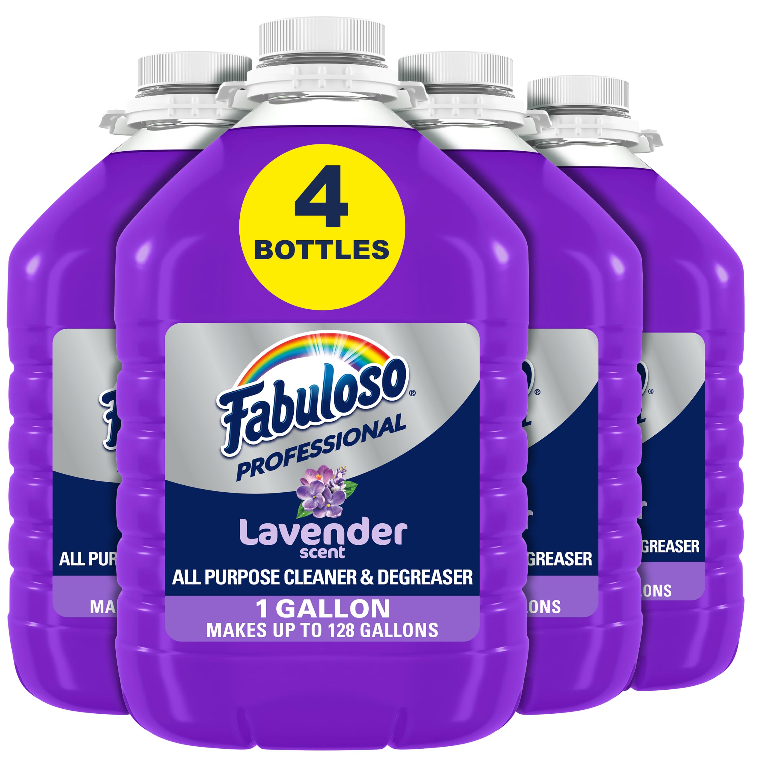 Fabuloso front label showing product name and lavender scent for clear identification and storage