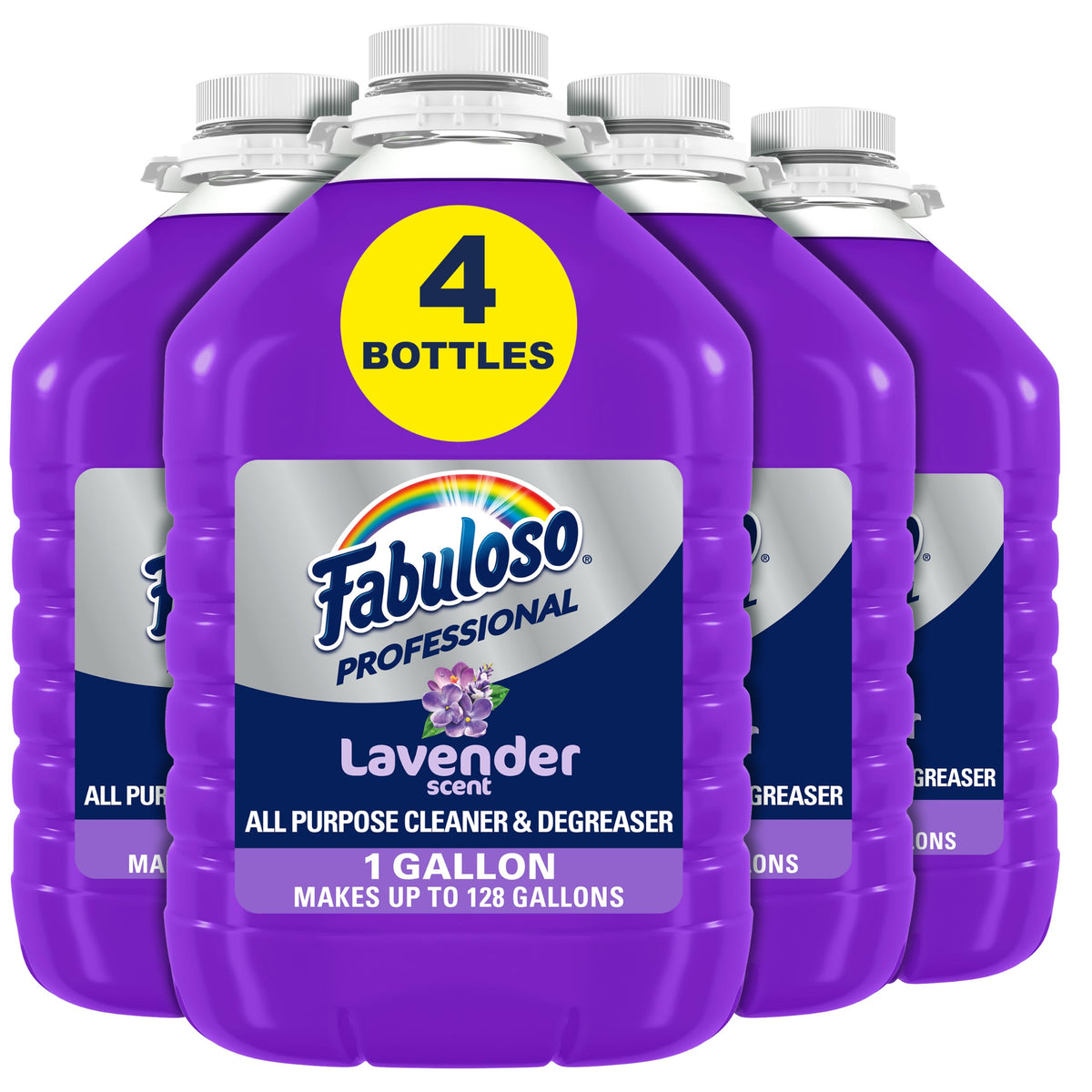 Fabuloso front label showing product name and lavender scent for clear identification and storage