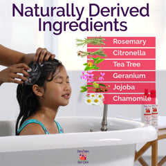 Fairy Tales conditioning spray mist in use for quick detangling benefit