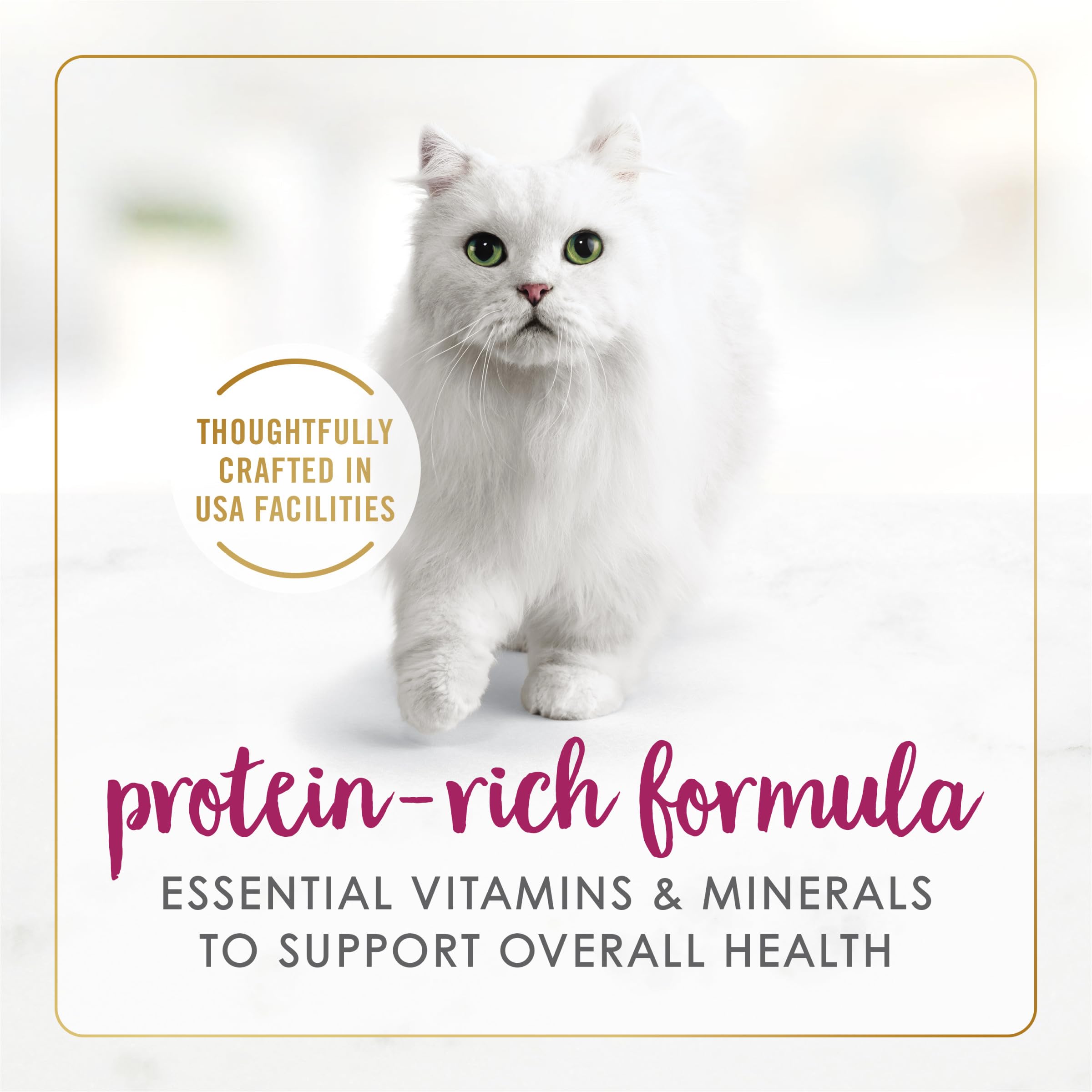 Fancy Feast can label detail showing nutrition facts and ingredient transparency
