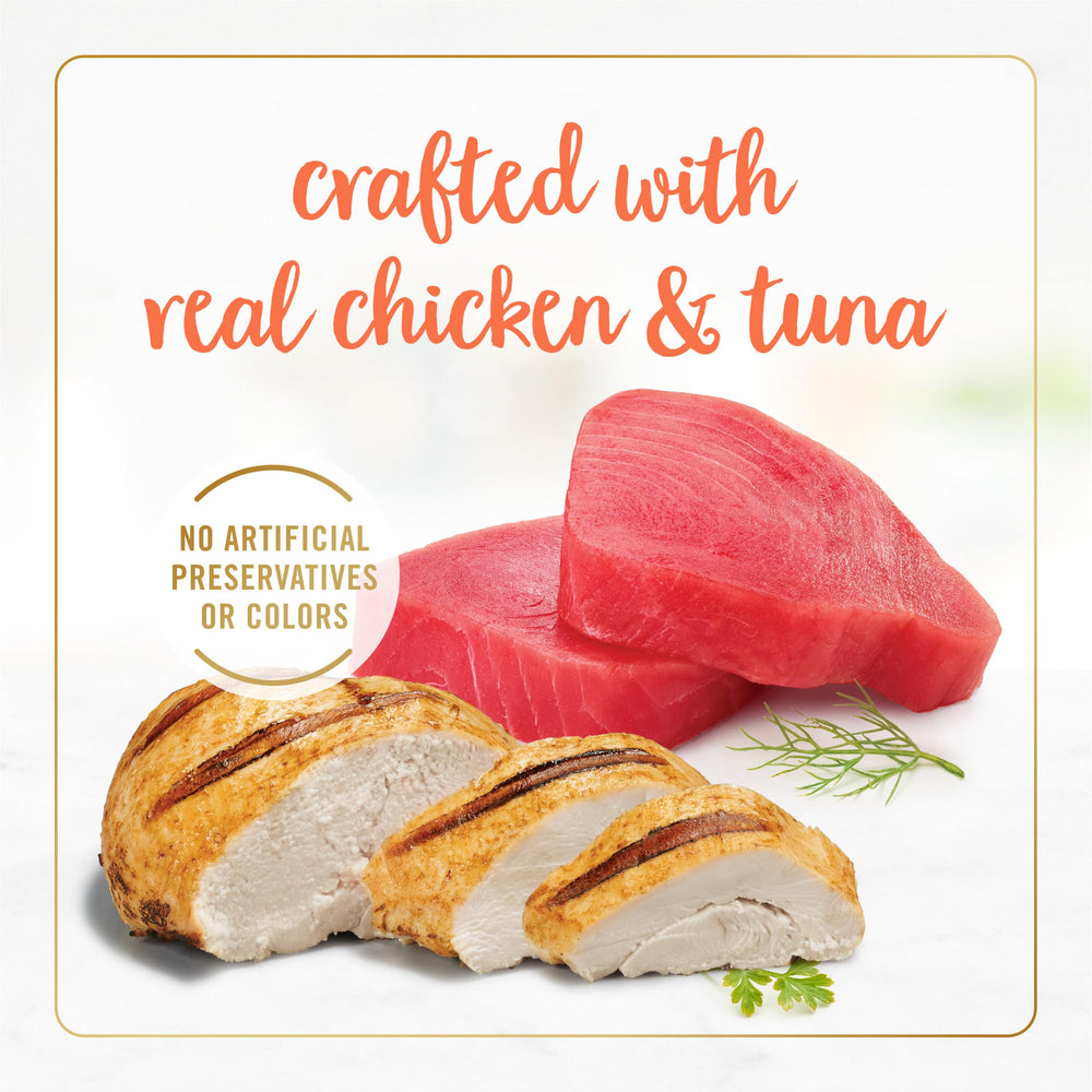 Fancy Feast can label with nutrition facts offering balanced feeding info