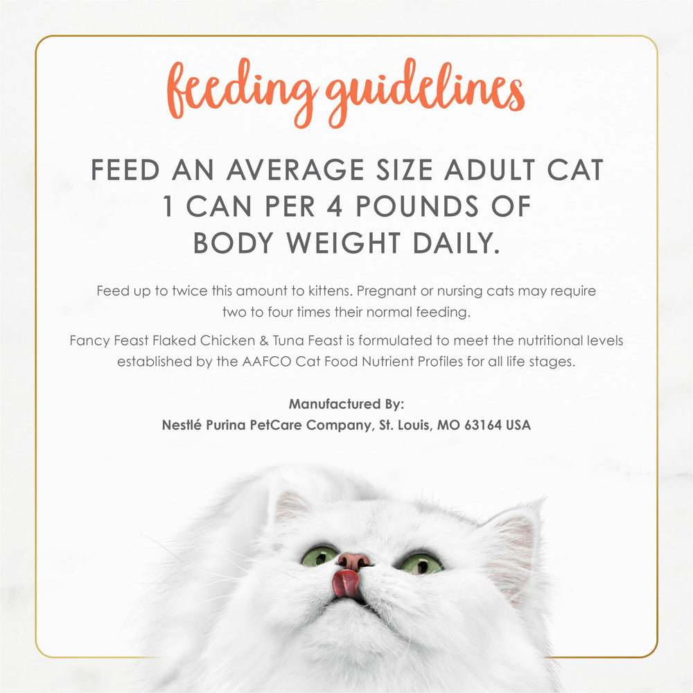Fancy Feast cat eating from dish illustrating high palatability