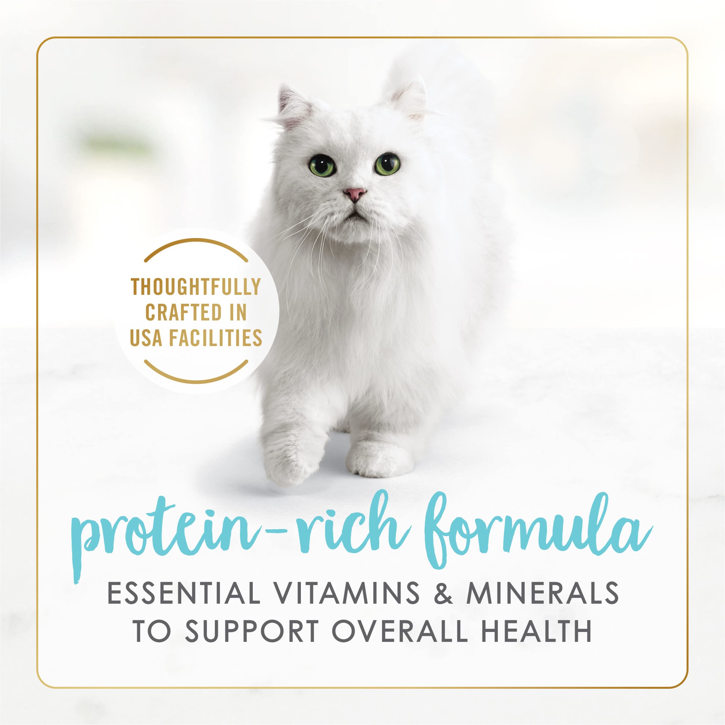 Fancy Feast label and nutrition facts showing complete balanced diet benefit