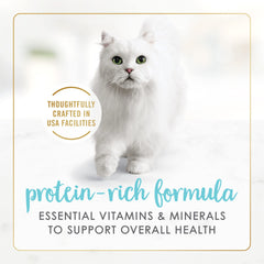 Fancy Feast label and nutrition facts showing complete balanced diet benefit