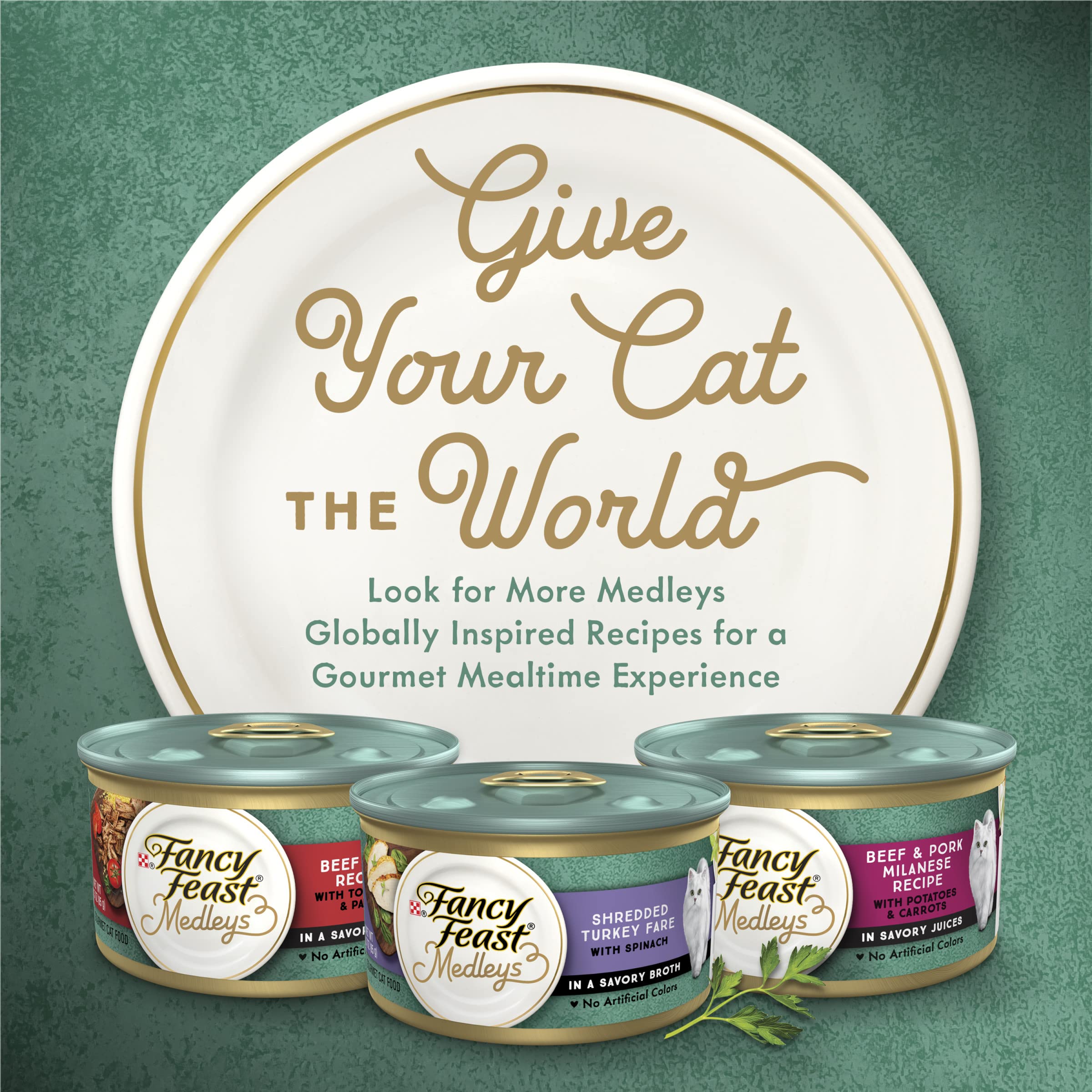 Fancy Feast can label close-up showing guaranteed analysis and nutritional transparency