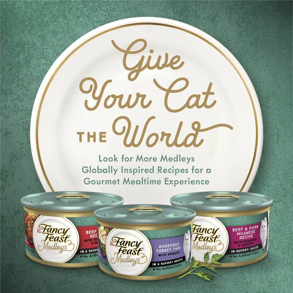 Fancy Feast can label close-up showing guaranteed analysis and nutritional transparency