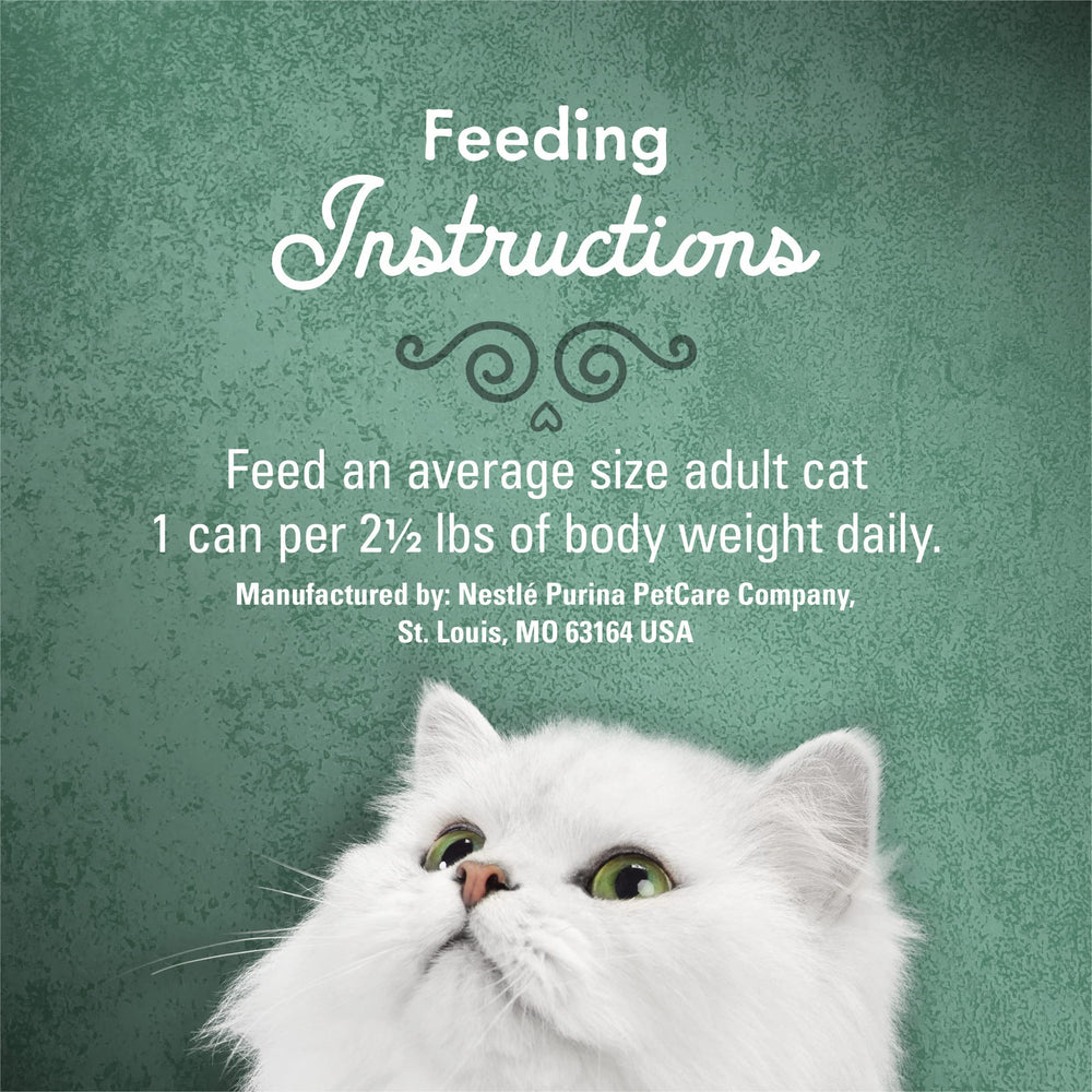 Fancy Feast portion size comparison demonstrating single 3 oz can serving control
