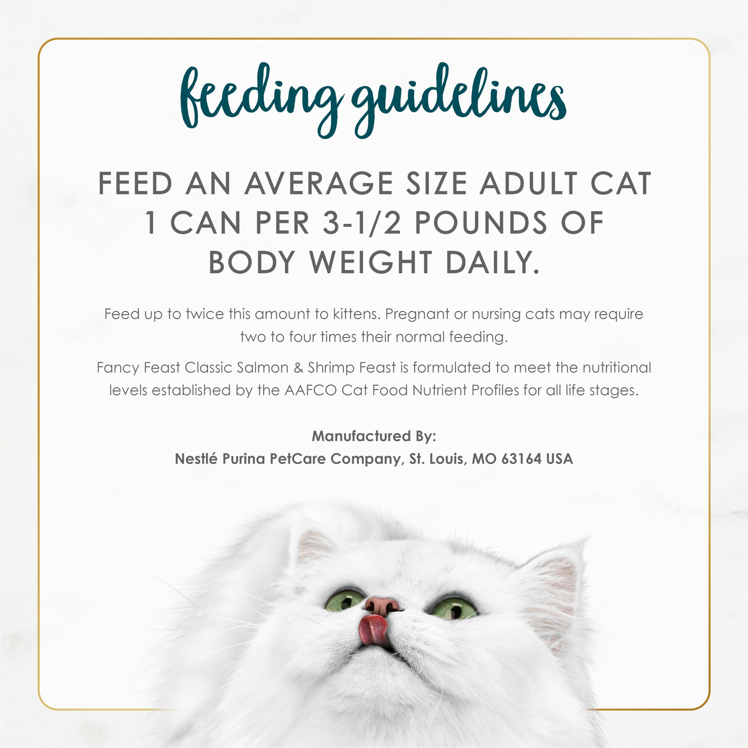 Fancy Feast 24-can pack stacked neatly, bulk convenience for regular feeding
