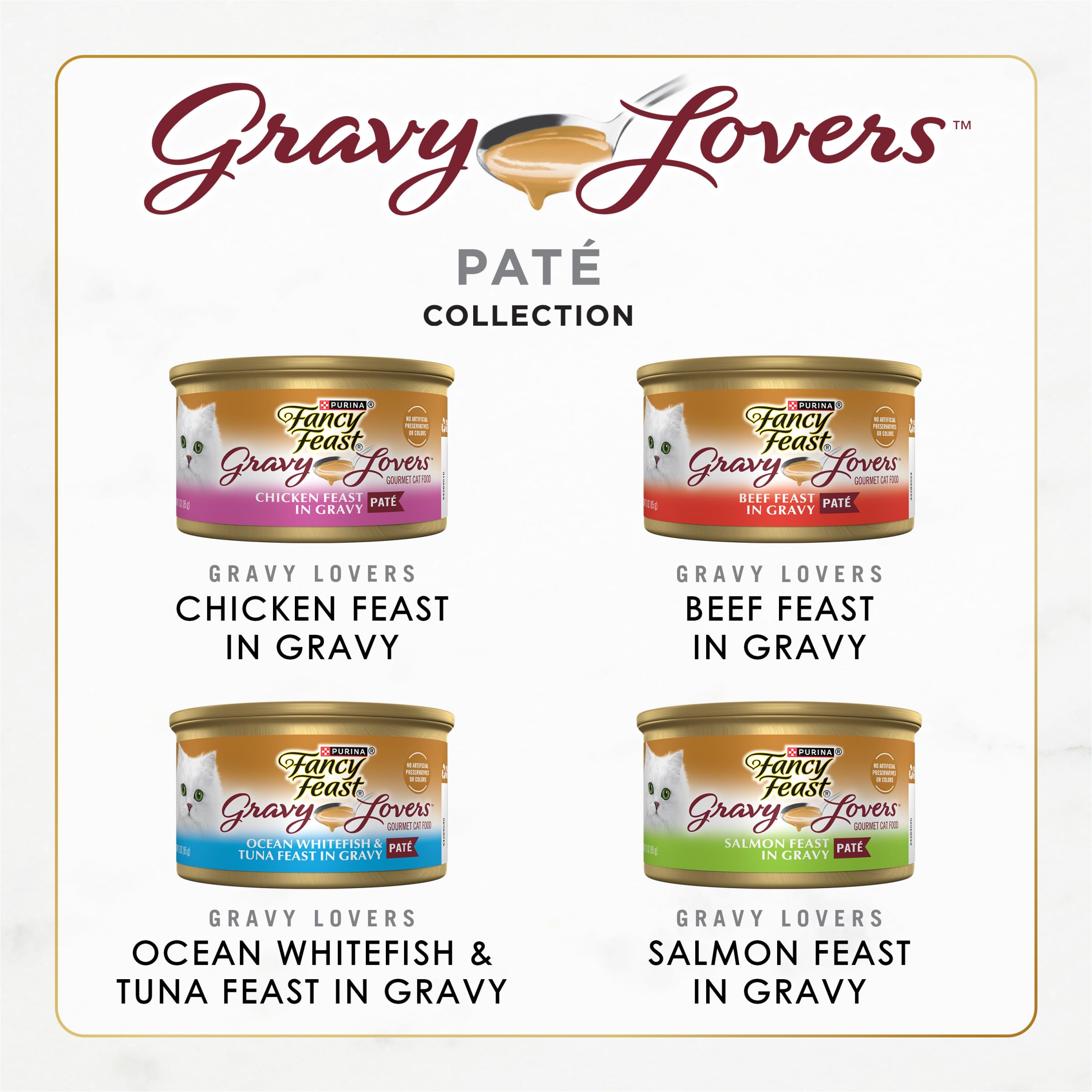 Fancy Feast pate in gravy close-up highlighting smooth texture and appetizing sheen