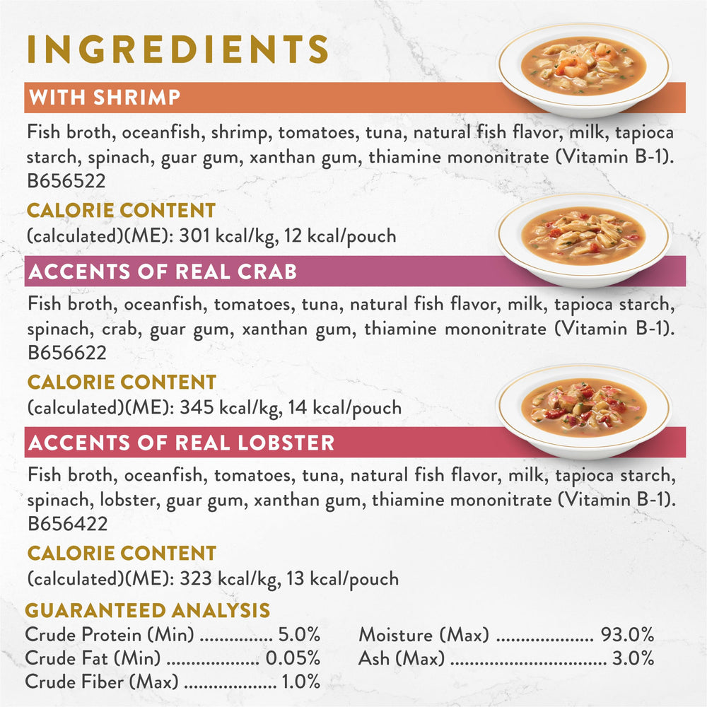 Fancy Feast pouring broth over kibble to boost aroma and moisture