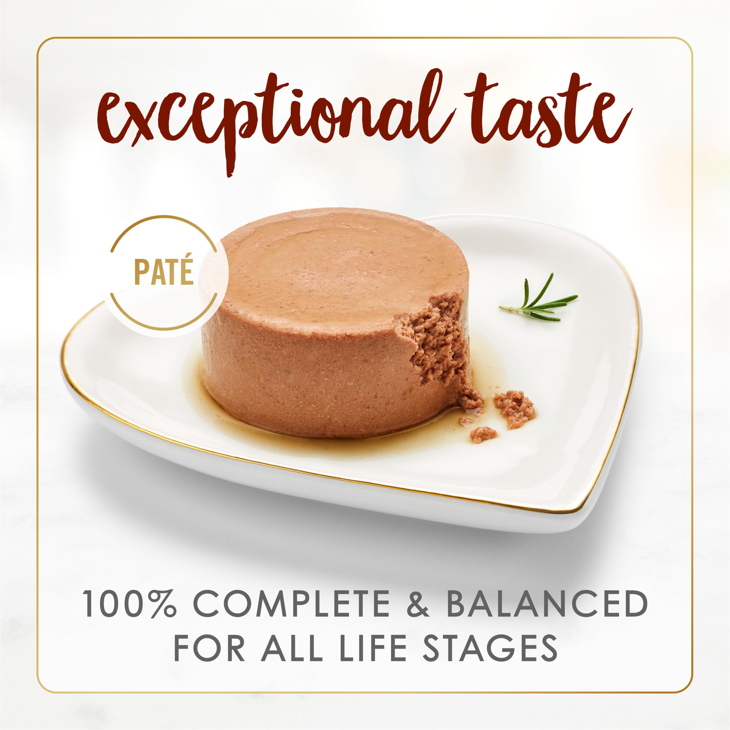 Fancy Feast can opened top view revealing pate texture, freshness visible benefit