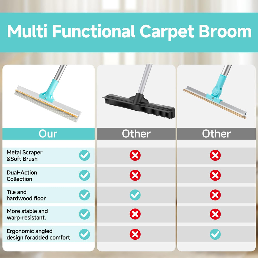 FancyMouse metal head close-up lifting embedded fur to improve deep-cleaning performance
