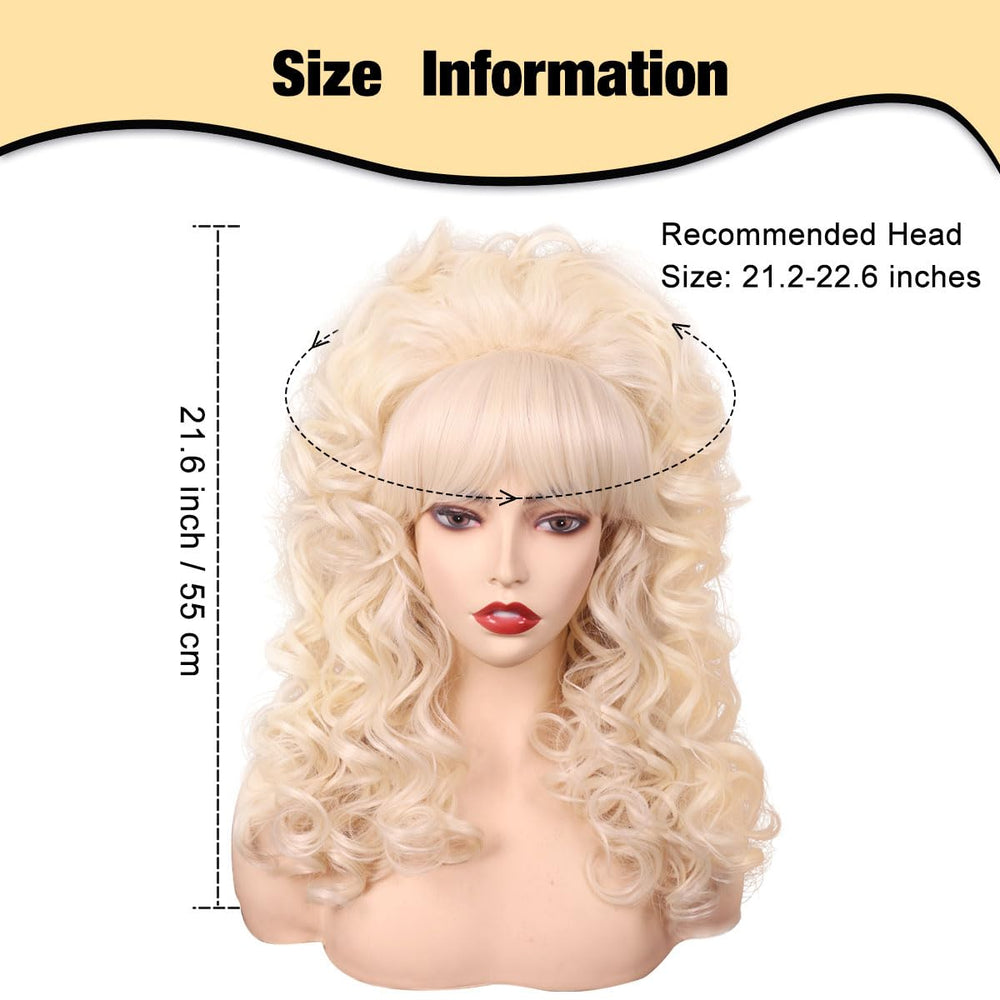 FantaLook side profile highlighting long ringlets for dramatic costume appeal