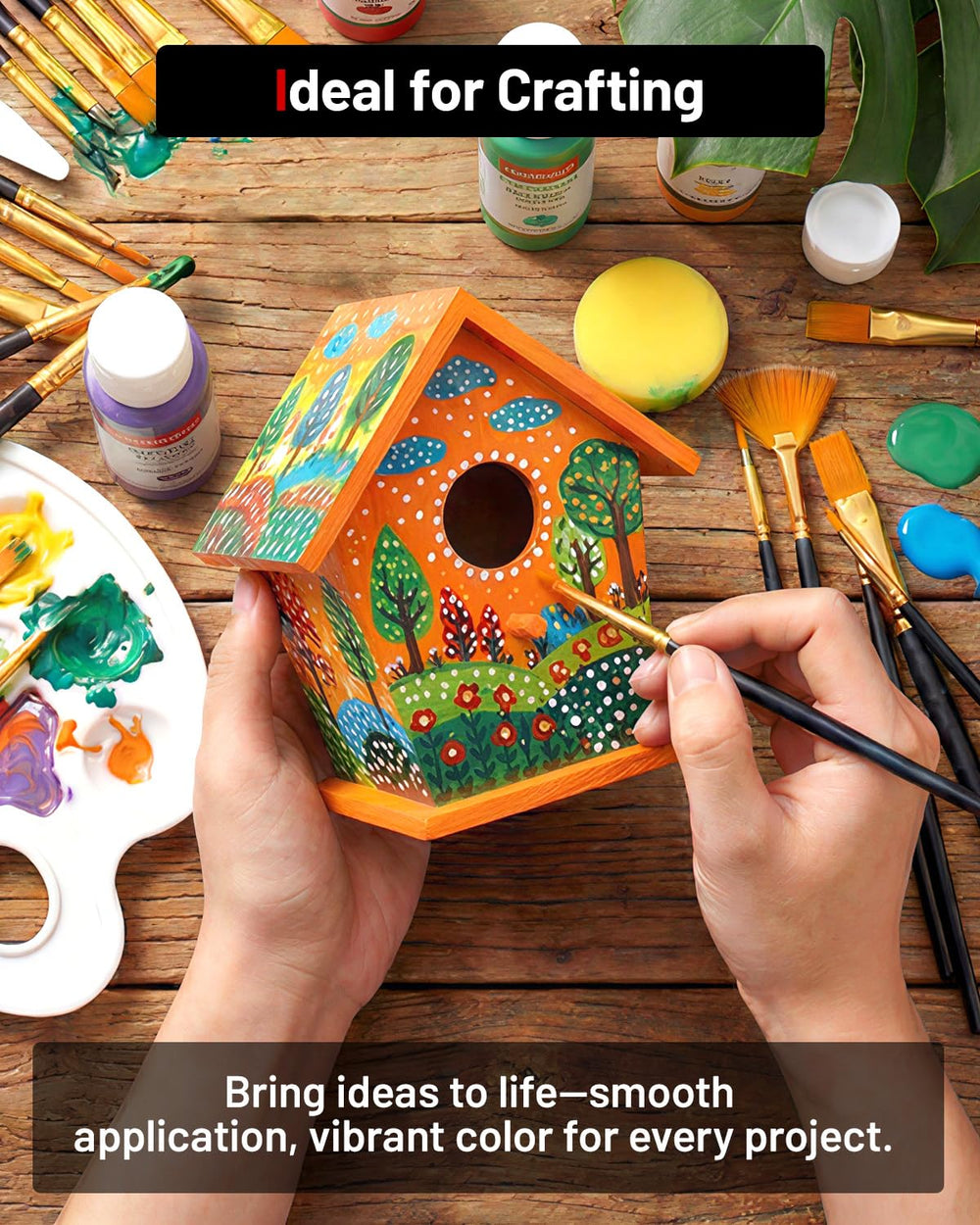 Fantastory palette knife and mixing palette highlighting texture creation and clean mixing