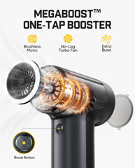 Fanttik B10 Pro side view highlighting ergonomic grip for comfortable dusting