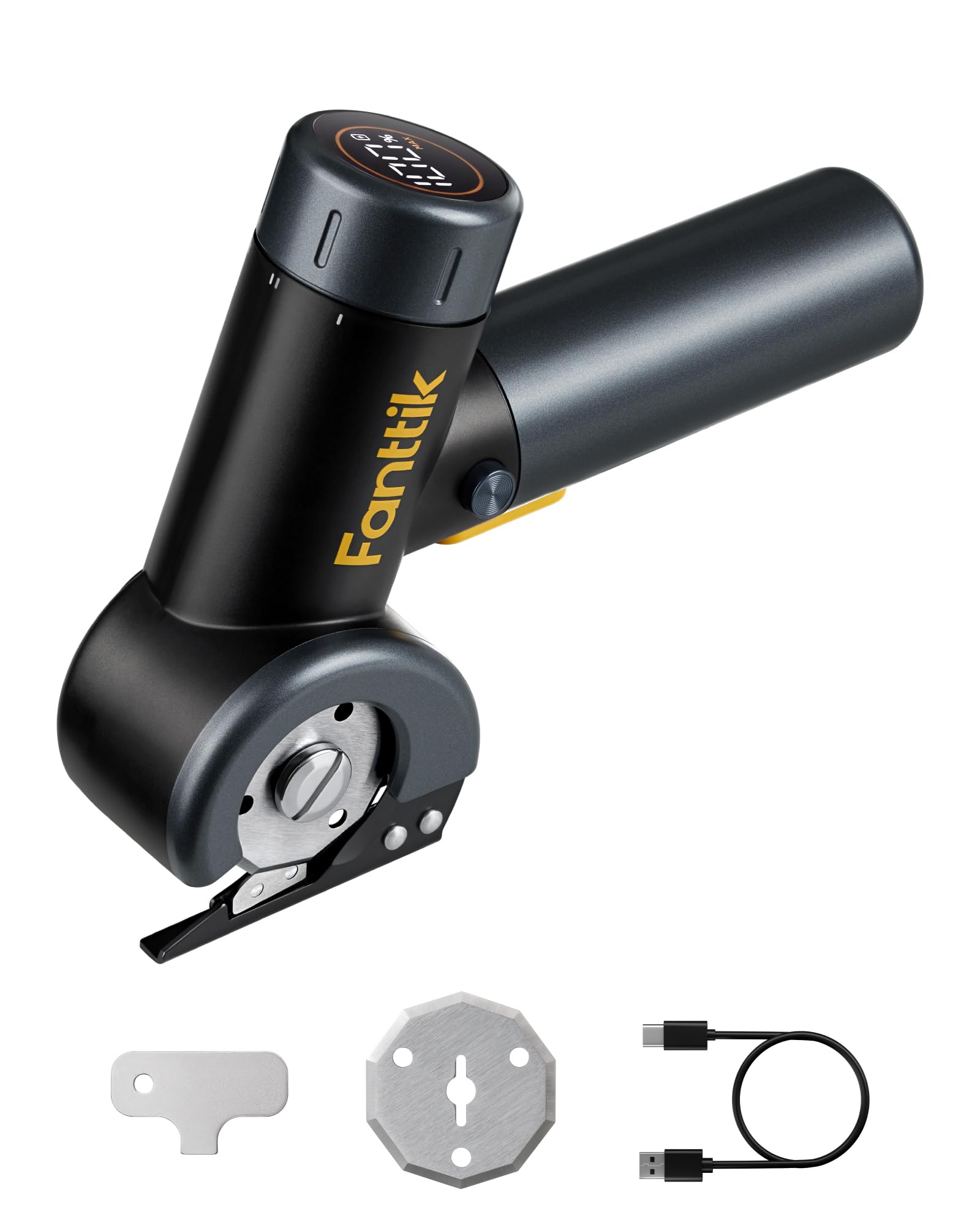 Fanttik C8 Nano front view showing compact cordless cutter and ergonomic grip for easy handling