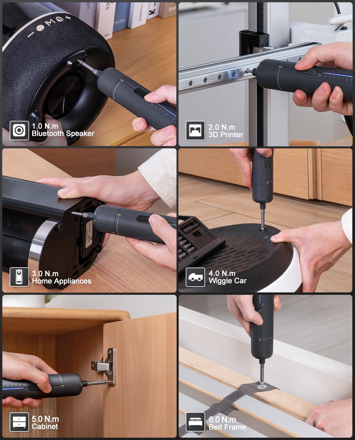 Fanttik S2 Pro extension rod and 90° adapter displayed for reaching tight, angled fasteners
