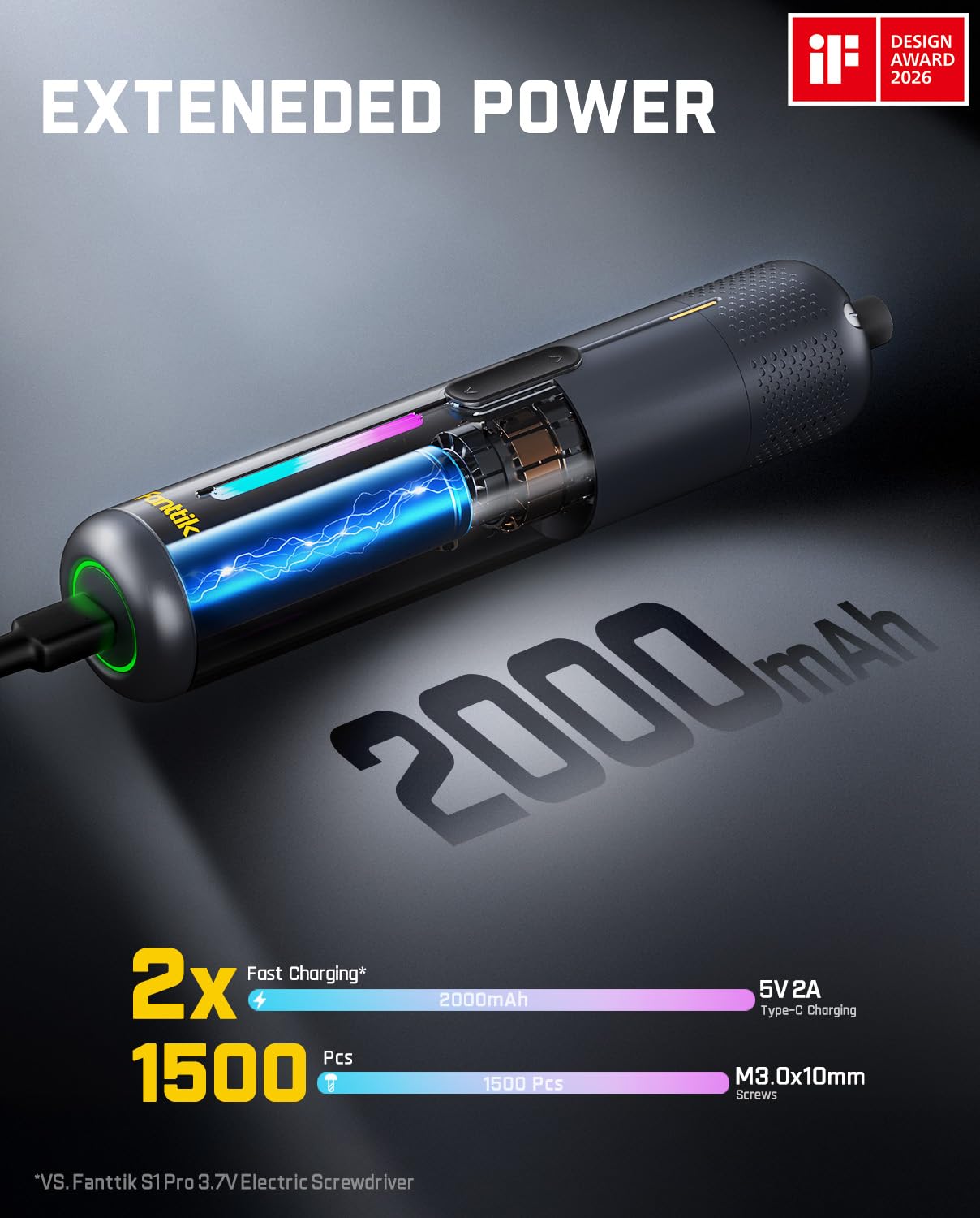 Fanttik S2 Pro LED work light casting beam to improve visibility in dim repair areas