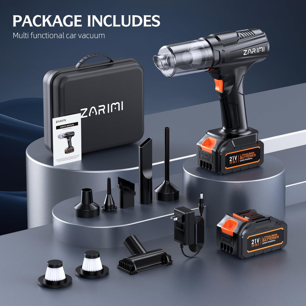 FAOGO storage bag with vacuum and accessories organized for tidy transport