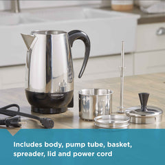 Farberware detachable cord removed to show easy cordless serving benefit