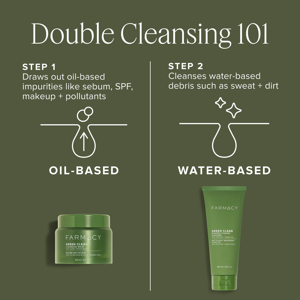Farmacy packaging label detail focusing on ingredients and clean formulation benefit