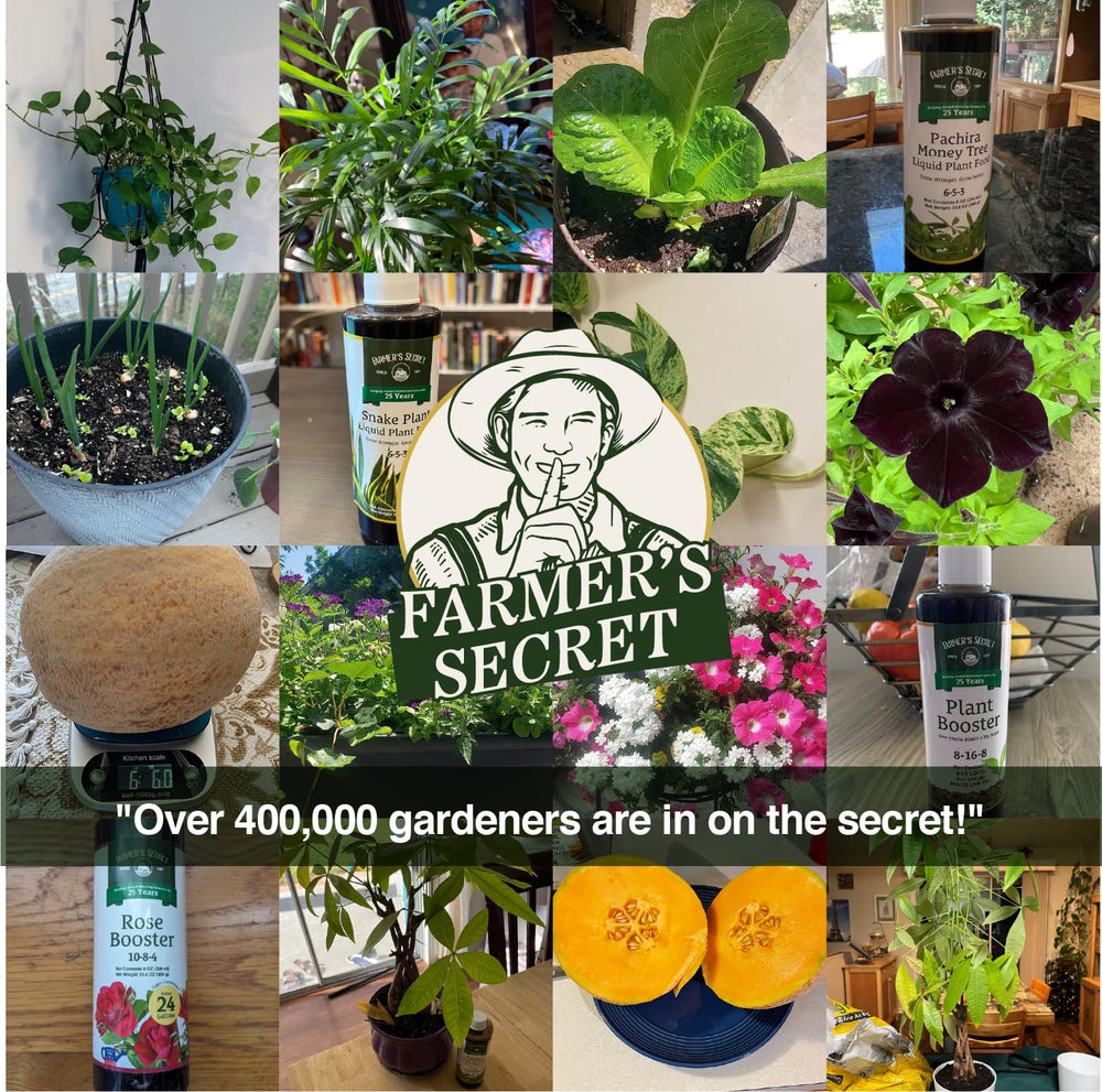 Farmer's Secret product label and directions detail for accurate mixing