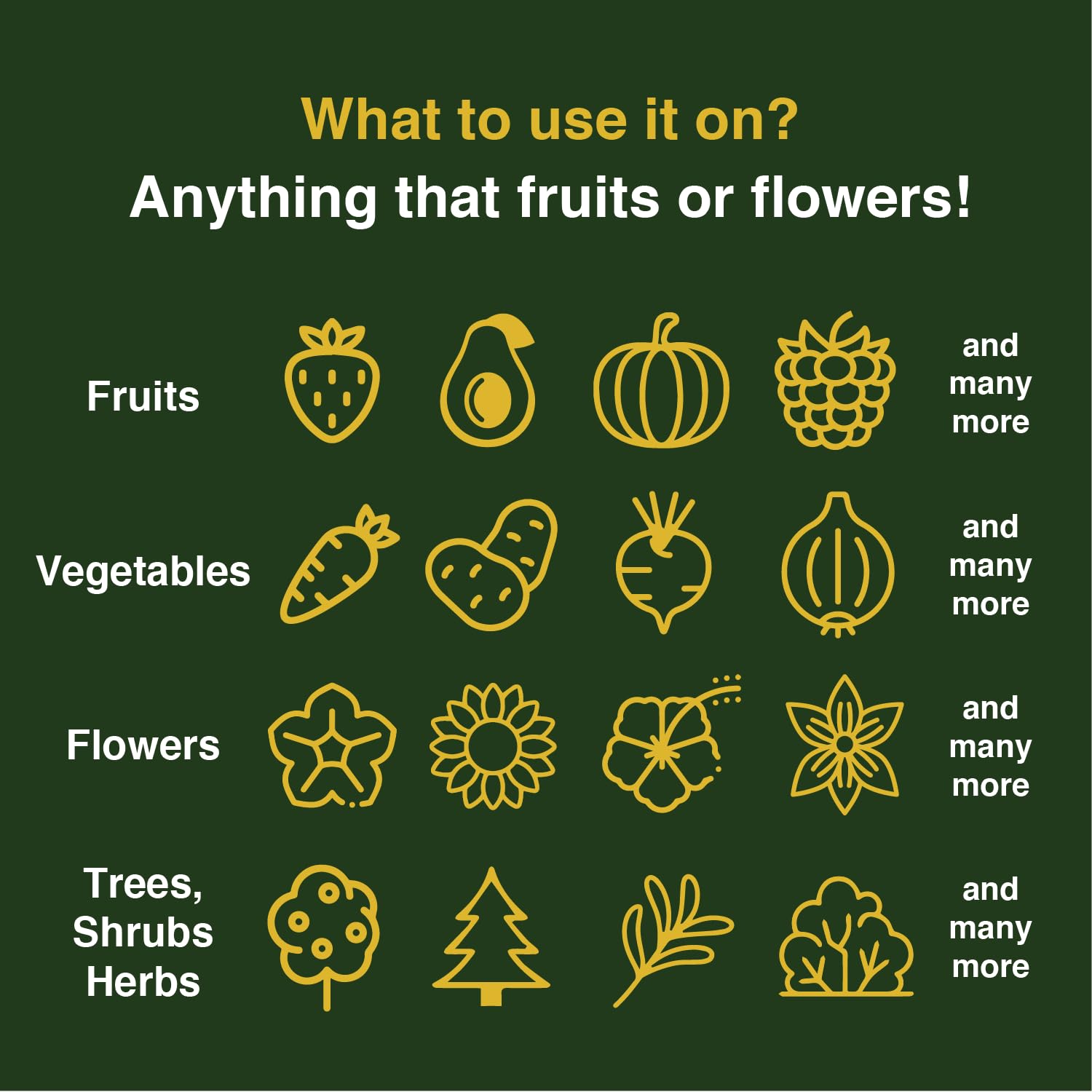 Farmer's Secret solution being sprayed on flowers for improved blooms