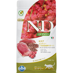 Farmina N&D front packaging showing 3.3 lb bag and product benefits