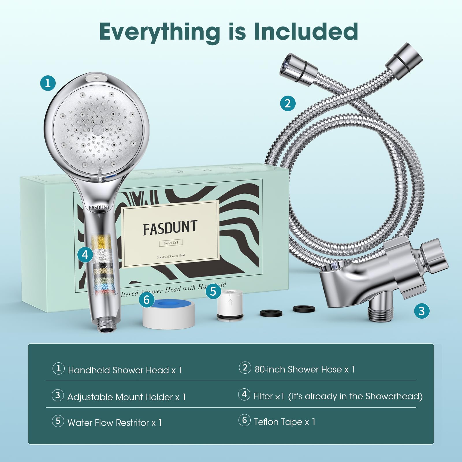 FASDUNT mounted in bathroom lifestyle scene, demonstrates daily use and stylish finish