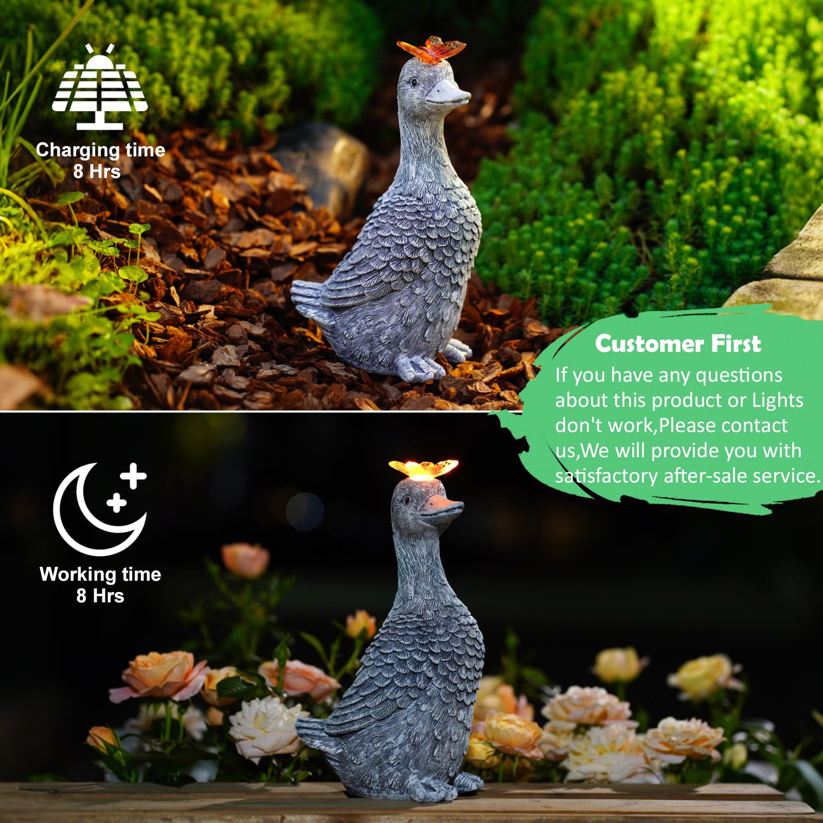 Fashionoda goose placed in garden illustrating placement and ambience