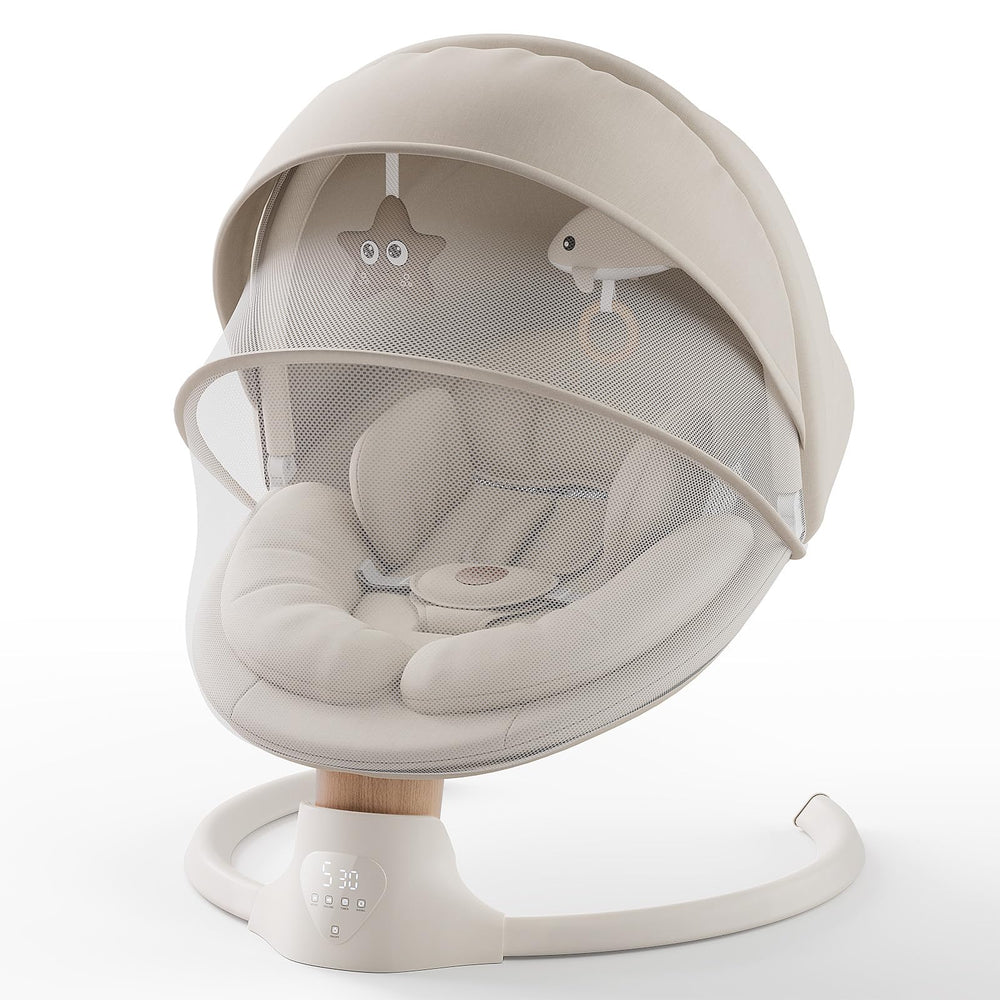 FasonBaby swing powered by batteries outdoors for portable soothing use
