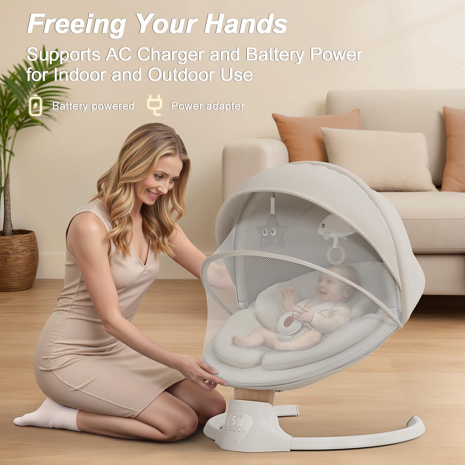 FasonBaby five-point harness close-up showing secure restraint for safety