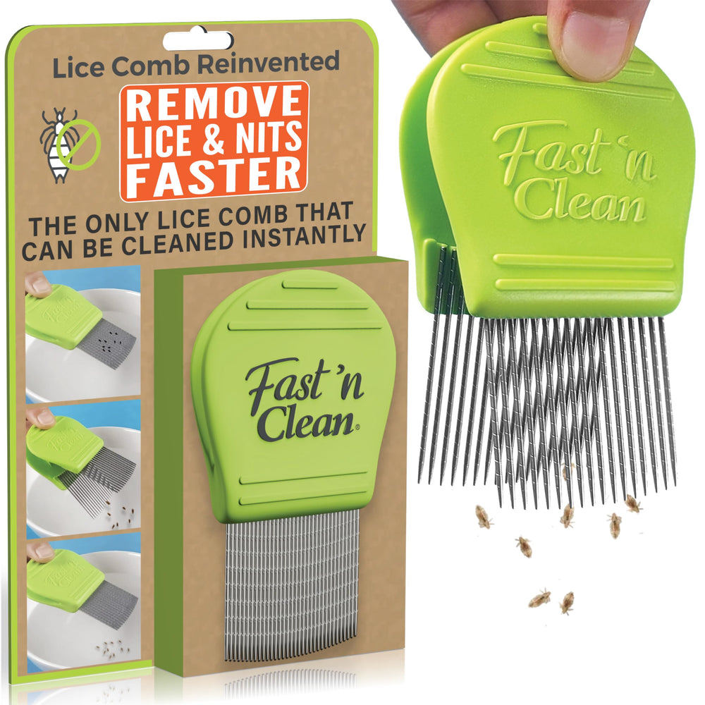 Fast 'n Clean front packaging showing product and benefit of quick removal